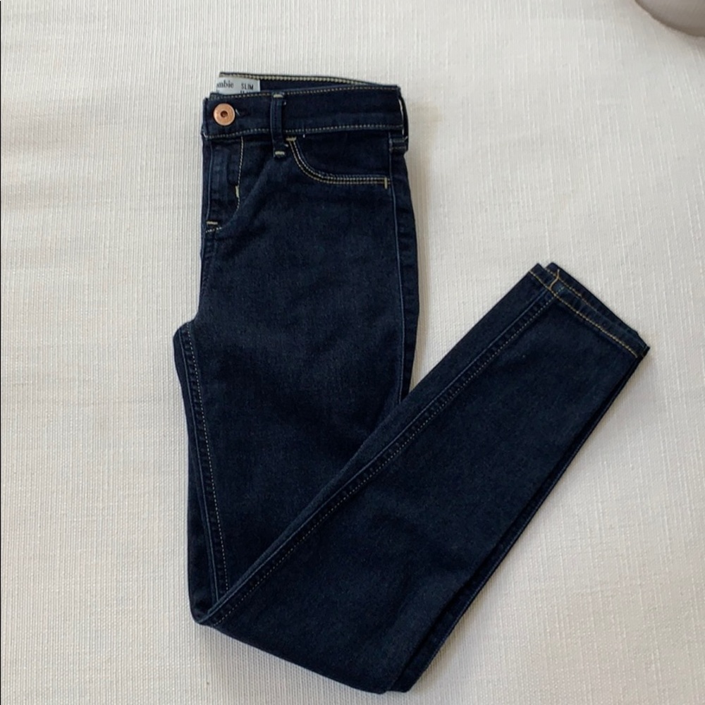 ❗️JUST LIKE NEW❗️Abercrombie kids jean leggings